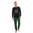 thumbnail image 2 of Family Christmas Pajamas Matching Set Long Sleeve Crew Neck Shirt and Pants, 2 of 8