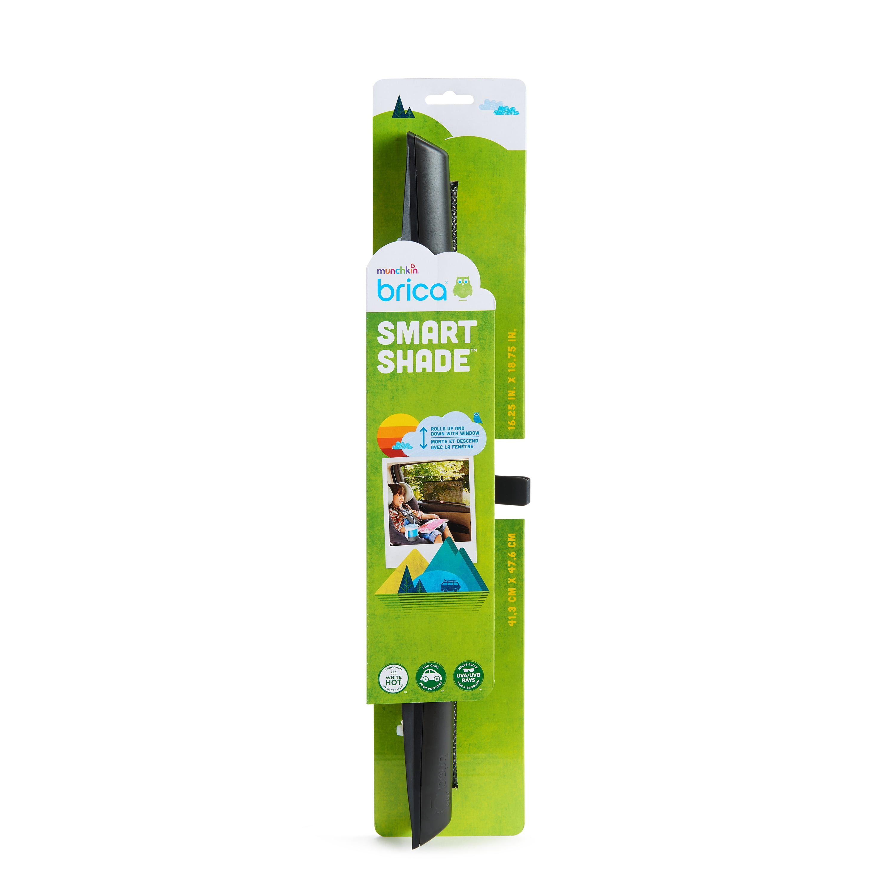 Brica Car Window Smart Shade Black