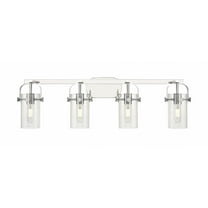 Innovations Lighting - Pilaster II Cylinder - 4 Light Bath Vanity In Industrial