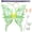 Green, variant on Alaiyaky 6Pcs Fairy Wings for Adults, Butterfly Wings for Women, Halloween Costume Angel Wings disfraz de Halloween, alas de ángel para mujer