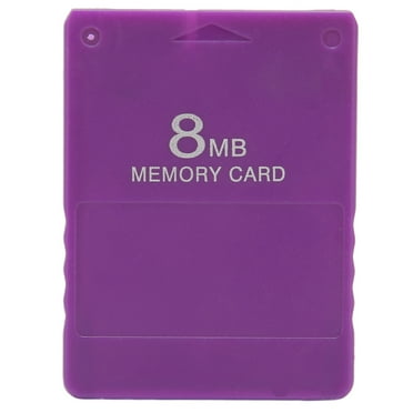 8MB Memory Card, Memory Card Professional Supports FMCB1.966  For PS2 Purple