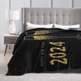 thumbnail image 4 of Kll Fleece Blanket Plush Throw Blanket Happy New Year 2024,Soft Fuzzy Cozy Flannel Blanket For Couch Sofa Bed.(50"X40"), 4 of 9
