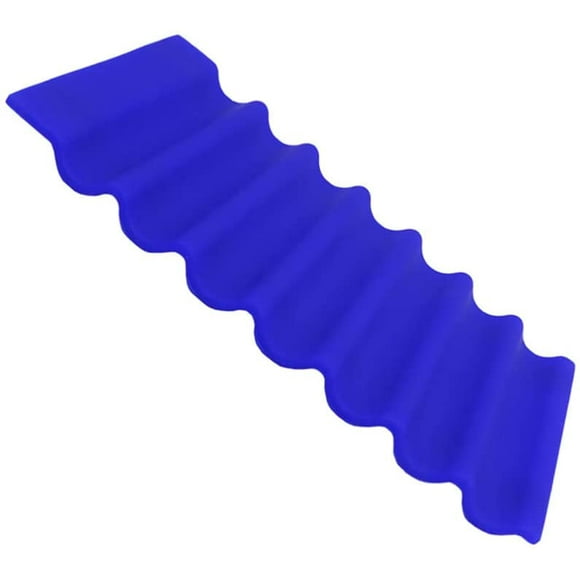 Foldable Silicone Beer Stacker, Wave Shape Anti Slip Table Top Home Fridge Shelf Space Saving for Refrigerator Cabinet- Random Color