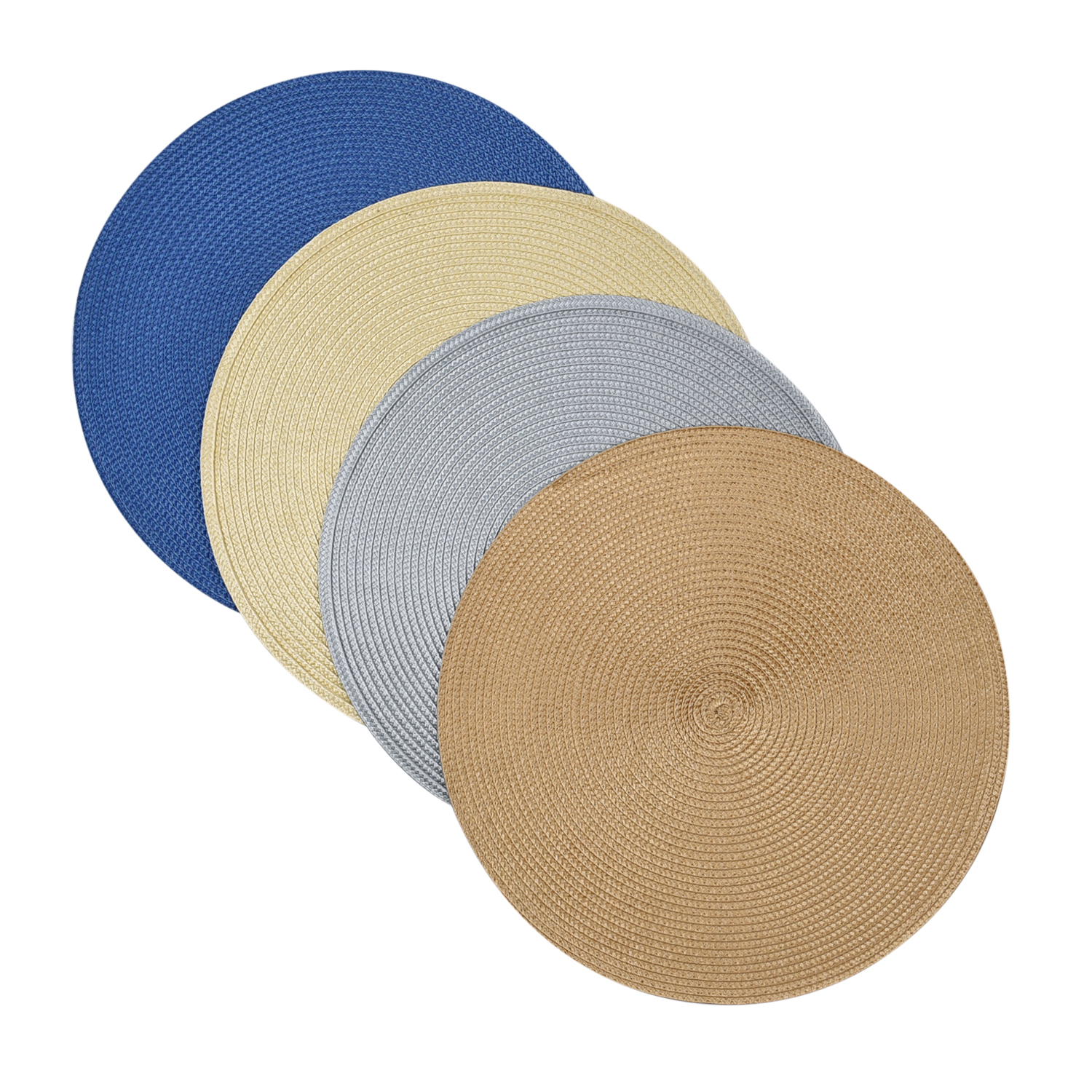 Shop LC Women Set of 4 Round Placemat for Protect Table Water Absorbent