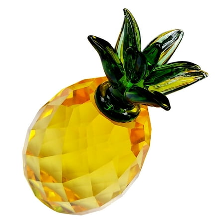 Crystal Pineapple Ornament Decor Home Desk Statue Decoration Decorative Adornment Gift