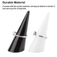 thumbnail image 1 of Single Fingertip Cone Display Storage Collection Decorative Stand Plastic Stable Elegant Simple Jewelry Organizer Showcase Store Ornament White, 1 of 7