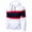 White, variant on XFLWAM Men's Novelty Color Block Striped Pullover Fleece Hoodie Long Sleeve Casual Drawstring Sweatshirt with Pocket White S