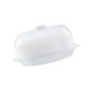 thumbnail image 2 of Vaporizador de microondas Olla de cocina de de calentamiento de microondas redonda, utensilios de cocina al , recipiente de comida con tapa transparente para el , blanco de una sola capa, 2 of 7
