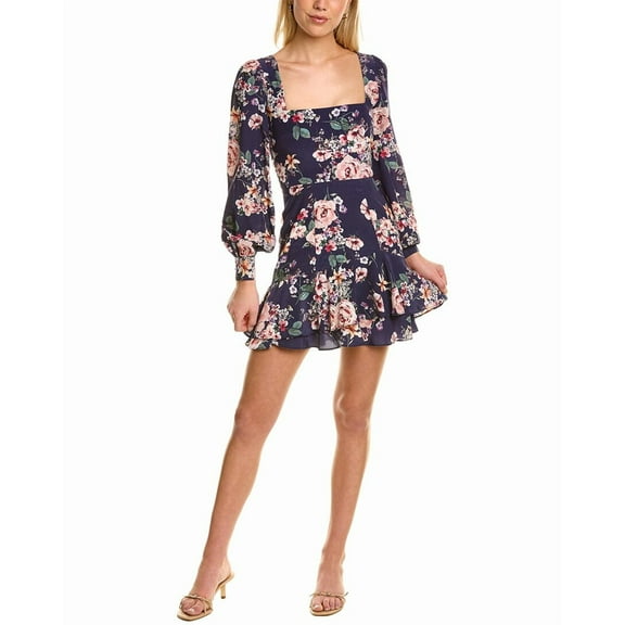 YUMI KIM womens Hey Jude Mini Dress, 4, Navy