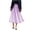 Lavender, variant on Turilly Summer Skirts for Women Solid Pleated Midi Skirt Chiffon Lightweight Elegant High Waist Party Skirt