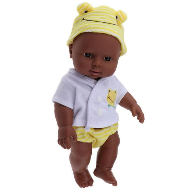 Muñeca de Vinilo Sunnimix Negra Infantil Afroamericana para Niña