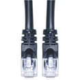 thumbnail image 1 of Cat6a Black Ethernet Patch Cable  Snagless Molded Boot  500 MHz  10 foot, 1 of 1