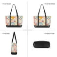 thumbnail image 6 of FORMRS Canvas Laptop Tote Bag for Women with 15.6" Computer Compartments Shoulder Handbag, Pink Floral, 6 of 7