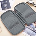 thumbnail image 3 of Bolsa de pasaporte de viaje multicolor, bolsa de tarjetas multifunción, bolsa de almacenamiento portátil, 3 of 5