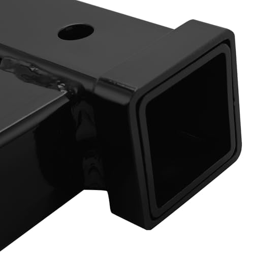 4000 LB Dual 2" Trailer Hitch Receiver Rise-Drop Adapter Extender Extension Tow