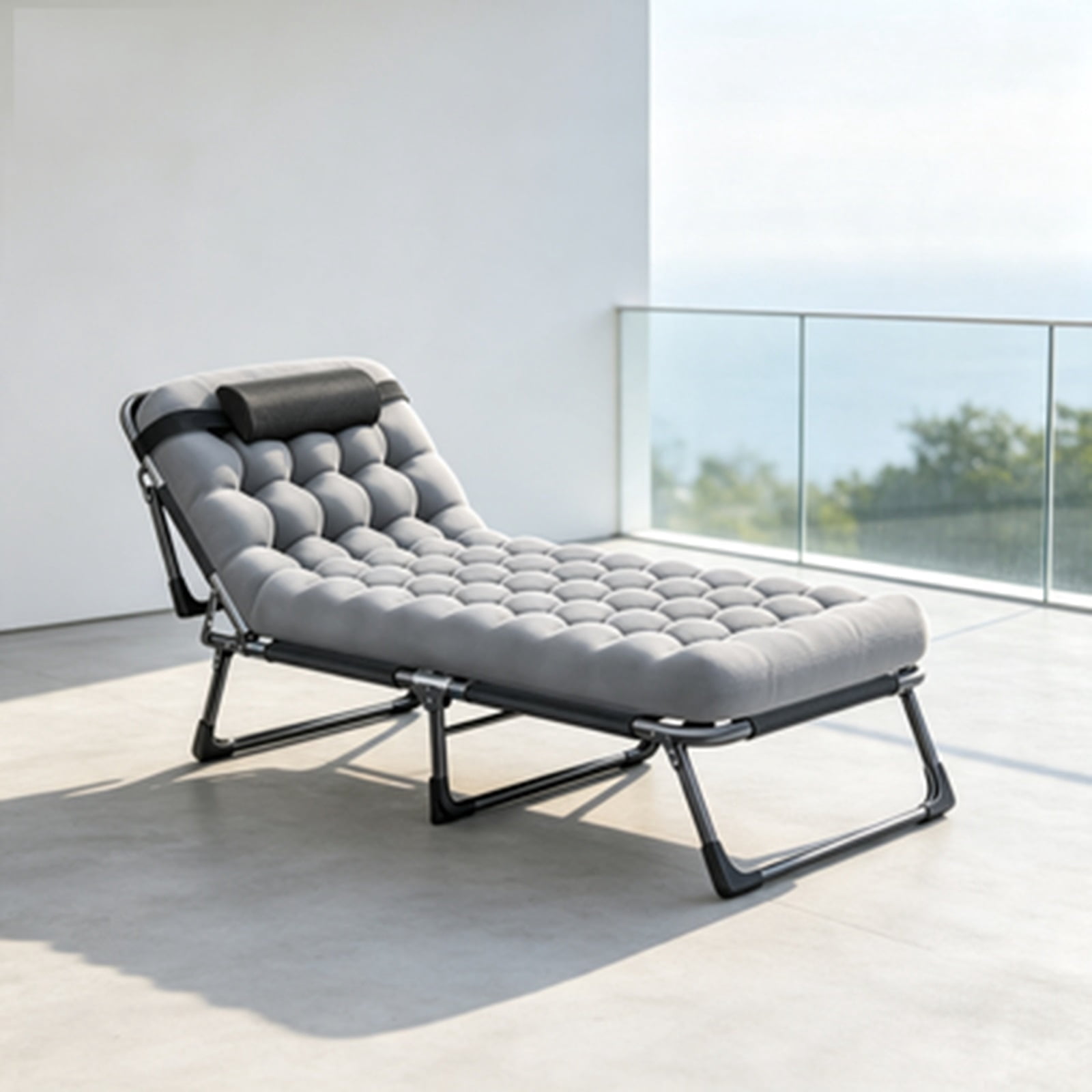 folding office nap recliner padded product