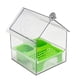 thumbnail image 1 of Comedero/Bebedero Transparente para Periquitos y Pinzones, Ideal para Patio, Balcón, Valla o Jardín., 1 of 5