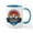 White/Blue Inside, variant on CafePress - Eaton Mountain Skowhegan Maine Mugs - 11 oz Ceramic Mug - Novelty Coffee Tea Cup