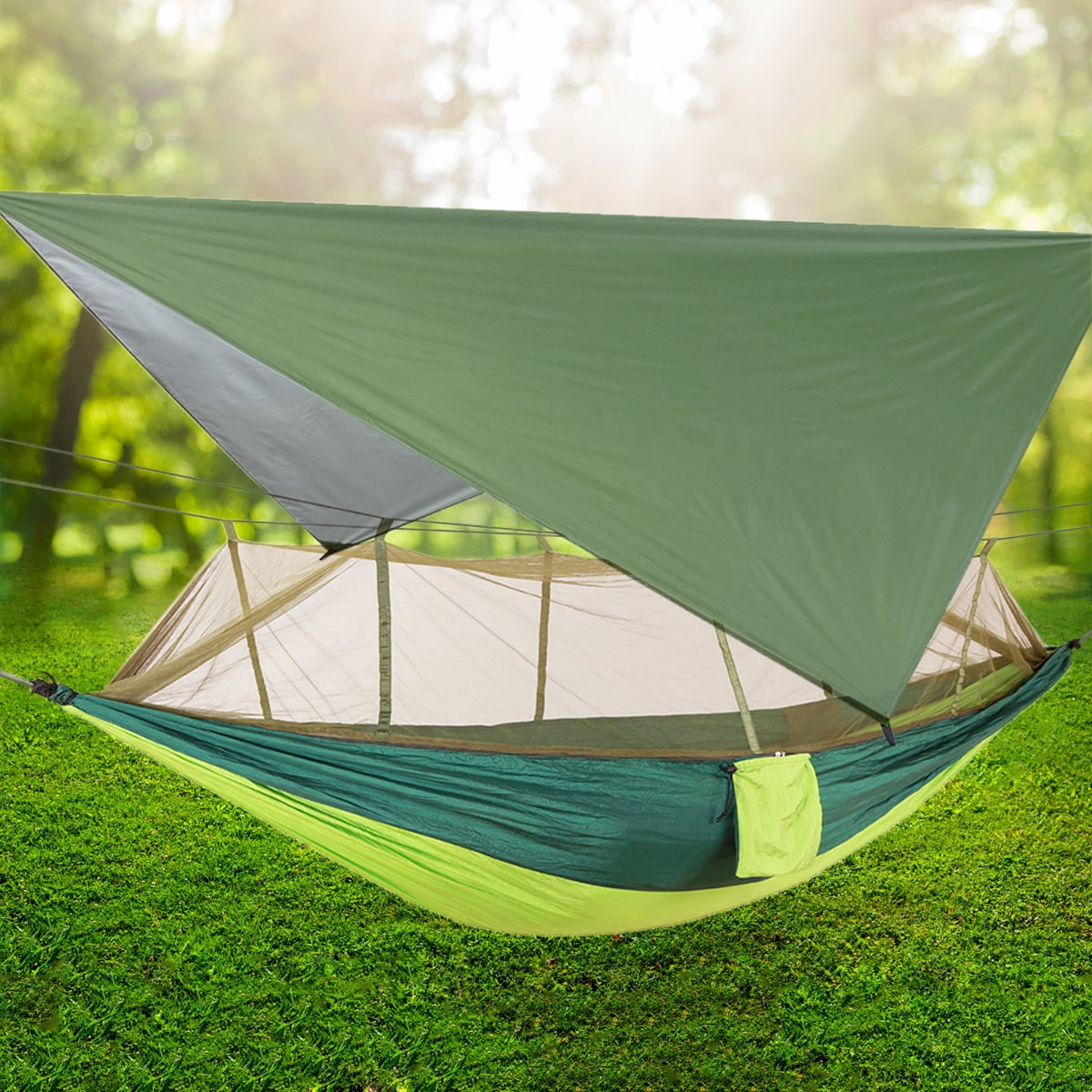Shanna Camping Hammock with Mosquito Net & Rainfly Tent Tarp & Tree