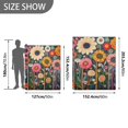 thumbnail image 6 of Yayeee Throw Blanket for Couch Soft Warm 50" x 60" Sofa Chair Bed Decoration, Large Colorful Flowers, 6 of 7