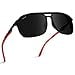 thumbnail image 3 of WearMe Pro - Square Polarized Aviator Modern Rectangular Men's Sunglasses, 3 of 4