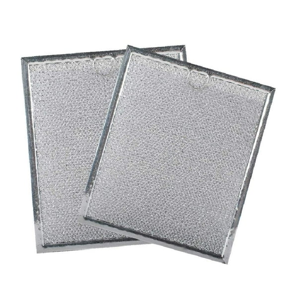 Podoy WB6X486 Microwave Grease Filters Replacement Parts Compatible with GE Hotpoint 9 by 7.75 Range Oven Hood Aluminum Filter (Pack of 2)