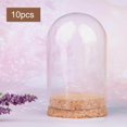 thumbnail image 2 of 10Pcs Display Dome with Base Centerpiece Glass Display Cloche Dome Showcase Tabletop Bell Collectibles Dustproof Display Case Glass Dome, 2 of 9
