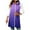 #0277-Purple, variant on Pounoo Gift Womens Plaid Colorblock Vest Plus Size Striped Zip UP Sleeveless Long Cardigan Hooded Coat Open Front Tops