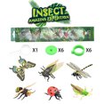 thumbnail image 4 of Puzle de plástico Toy Figures HUOGUO Wild Insects World, 6 unidades, 4 of 5