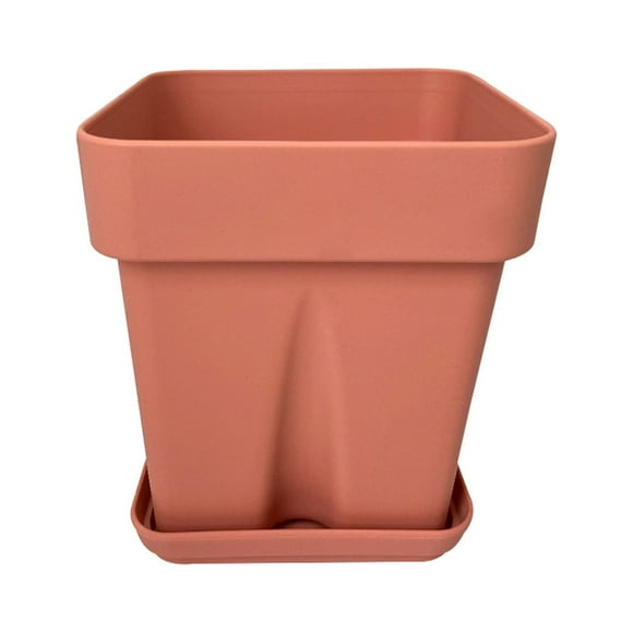 witspace Plant Pots Thickened Anti Fall Silicone Planter Simple Square Home Office Decoration Succulent Pot Indoor Plant Pots for Outdoor or Indoor Garden Flower Planter