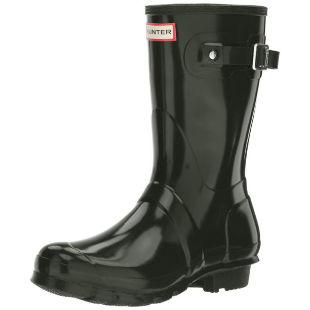 dark olive gloss hunter boots