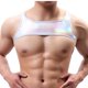 thumbnail image 1 of pstuiky Camisetas sin mangas para hombre, Camiseta de tirantes ajustada de cuello redondo de piel sintética de seda helada con estampado en caliente de color liso para hombre Camisas de hombre s, 1 of 8