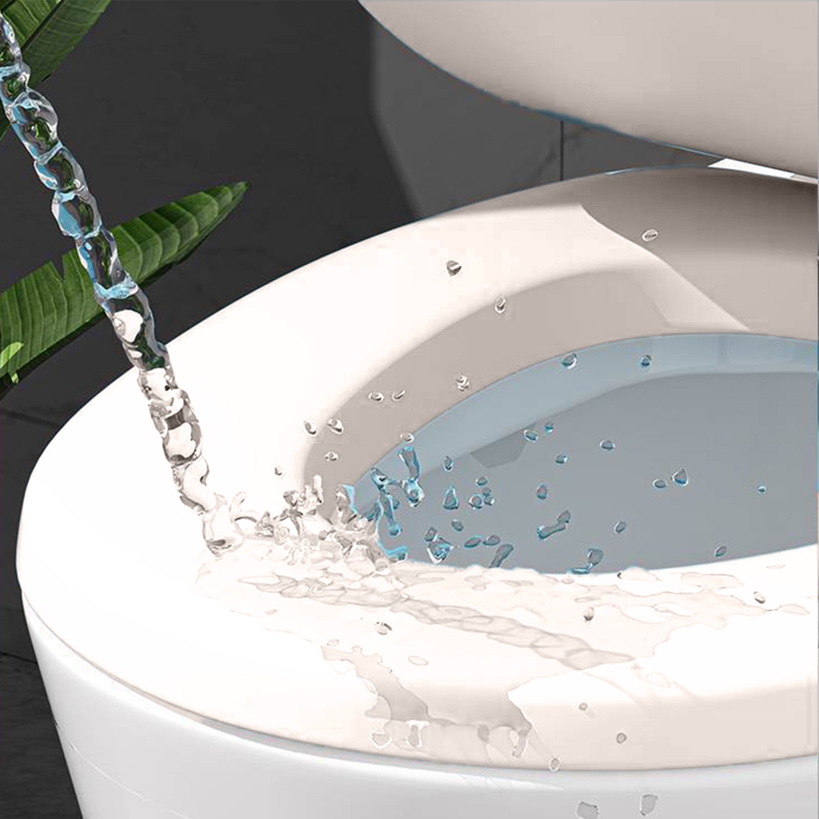 Yhmxh Toilet Seat Durables V Toilet Seat Soft Comfort With Quick Release And Quick Attach Quiet-Close Lid And Seat For Standard Toilets, Soft Close Never Loosen Easy Install & Clean （18x14in, White）