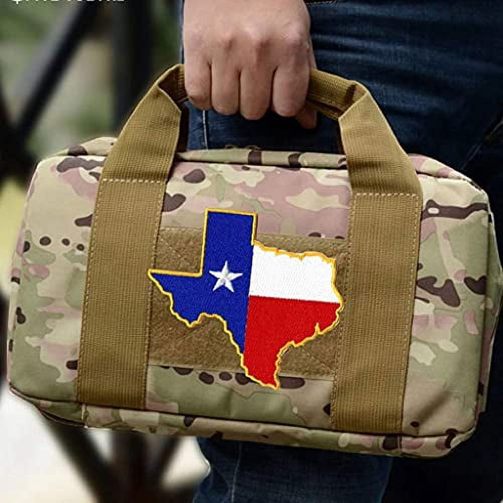 Texas State Flag Patch | The Lone Star Embroidered Die Cut Iron On | Small - by Nixon Thread Co.
