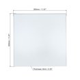 thumbnail image 2 of Unique Bargains Carreaux de Feutre Carré Autocollants pour Mur, Blanc 4 Pack, 2 of 5