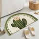 thumbnail image 4 of Alfombras de Ducha para Baño Engrosado Alfombra de Ducha Semicircular - Alfombra de Baño Antideslizante Absorbente de Agua para Puerta de Baño Lavabo Y Entrada de Baño - Asegurar Alfombras para Piso D, 4 of 9