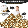 thumbnail image 3 of Cream and Brown Of Leopard Print Toddler Nap Mats for Kids Preschool,Sleeping Mat Bag or Kids,Toddler Sleeping Bag,Toddler Nap Mat or Daycare, 3 of 6