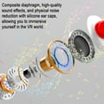 thumbnail image 5 of SoulBytes design in-Ear VR Gaming Earphones Headphones for Oculus Quest 2, Noise-Isolating VR Inert Sponge Earbuds with Silicone Caps Compatible with Rift S VR Headset, 5 of 10