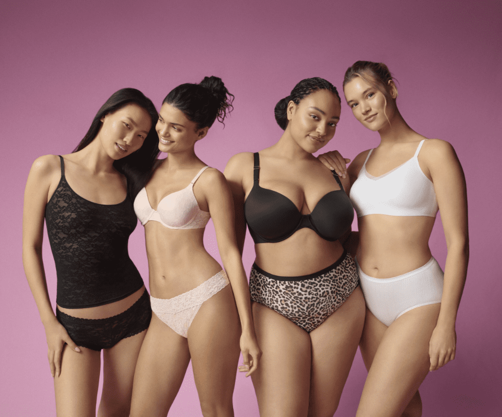 Joyspun Women’s Wireless Bonded Bra with Mesh Inserts, Sizes XS-XXXL
