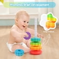 thumbnail image 4 of Juguetes apilables para bebés Riuja Rainbow Ring Stacker, 1-3 años, 4 of 7