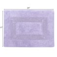 thumbnail image 3 of Mainstays Racetrack 100% Cotton Lilac Bath Rug, 17" x 24", 3 of 5