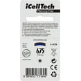 thumbnail image 2 of 60 iCellTech Hearing Aid Batteries Size: 675 + Battery Caddy, 2 of 8