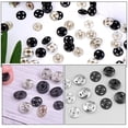 thumbnail image 3 of Shisuyan 20 Pairs Sew-on Snap Buttons Metal Snap Fasteners Clothes Press Studs Buttons, 3 of 8