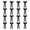 Black, variant on 16 Pcs Velvet Christmas Bows Ornaments, Black Long Tail Ribbon Bows for Christmas Tree, Wreath, Garland & Gift Wrap Decor