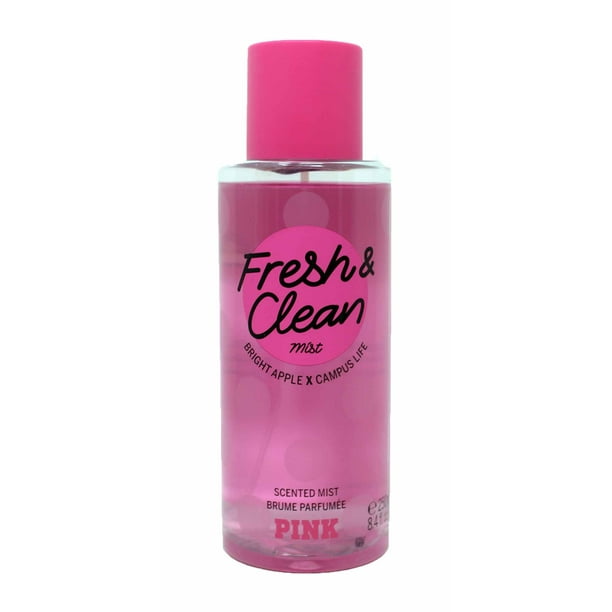 Victoria's Secret Pink Fresh & Clean Scented Body Mist 8.4 Ounces
