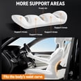thumbnail image 4 of Lumbar Support Pillow for Car,Back Support for Car Seat Cushion,Adjustable Straps Securely Fixed Car Lumbar Support Pillow for Office Chair - Beige, 4 of 6