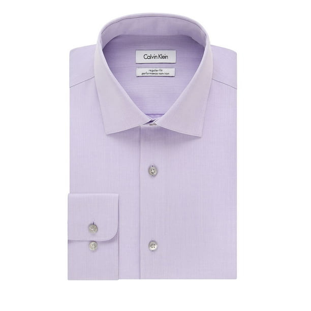 Giet compact Categorie CALVIN KLEIN Mens Purple Collared Classic Fit Dress Shirt 18.5-35\36 -  Walmart.com
