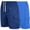 Blue/Navy, variant on iBerryNY Mens Swim Trunks, Quick Dry Swimwear with Mesh Lining, 2-Pack, Lime/Black, X-Large