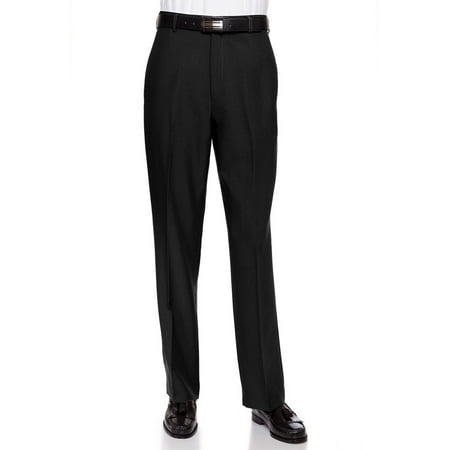 - Sportoli Mens Long Cool Classic Fit Flat Front Non-Iron Dress Pant Slacks