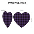 thumbnail image 3 of Xecao Purple Black Plaid for Fridge Magnets - Fun Decorative Refrigerator Magnets, Cute and Soft for Stylish Kitchen Accents, 3 of 5